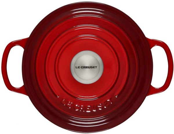 Le Creuset - Juego de utensilios de cocina (5 piezas, hierro fundido esmaltado), color rojo - Imagen 6