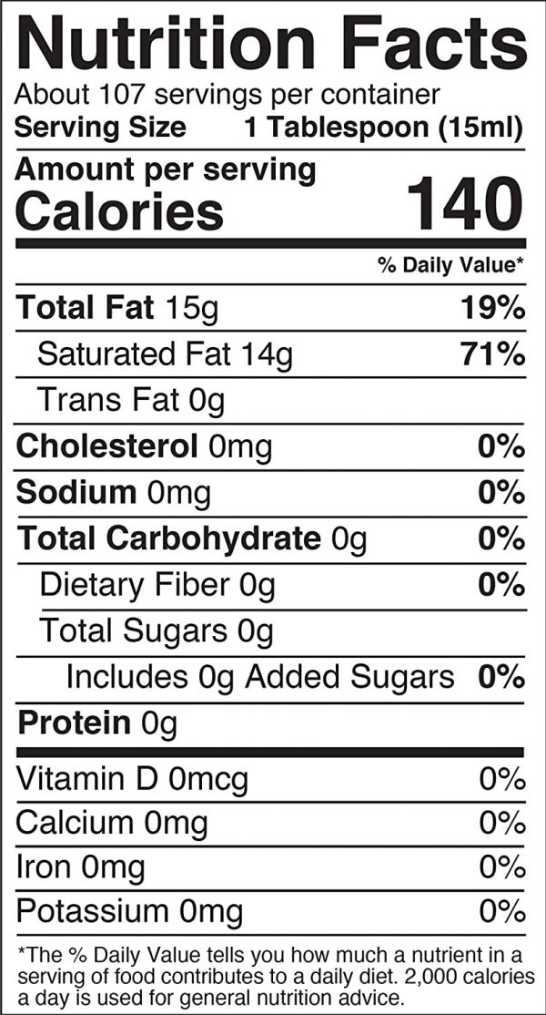 Viva Naturals Aceite de Coco Virgen Extra Orgánico (54 Oz) – Sin Gmo prensado en Frío - Imagen 3