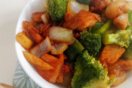 Receta, Salteado de Cerdo con vegetales