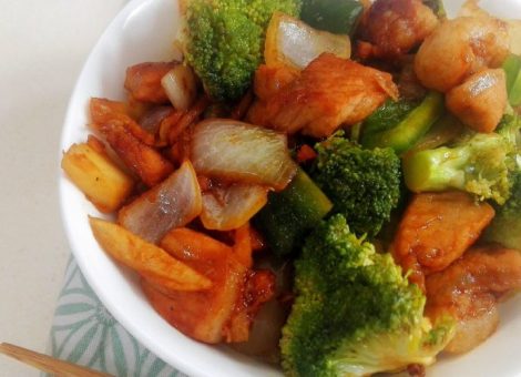 Receta, Salteado de Cerdo con vegetales